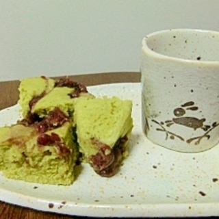 Lekueで★抹茶ケーキ★